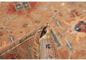 Tappeto Kazak Fine Stilizzato Ocra Blu 171x236 Cm