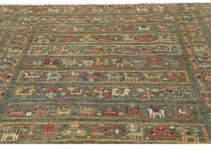 Tappeto Istintia Figurativo Verde Petrolio Multicolore 201x292 Cm