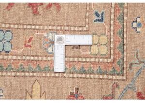 Tappeto Kazak Fine Stilizzato Ocra Blu 171x236 Cm