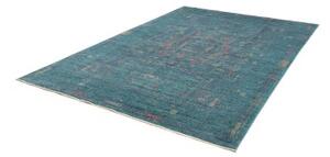 Tappeto Kairo Stilizzato Verde Petrolio Blu 210x294 Cm