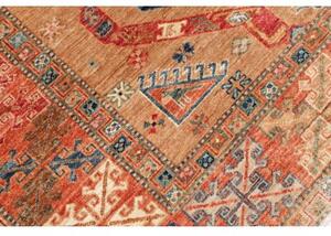 Tappeto Kazak Fine Stilizzato Ruggine Blu 174x236 Cm