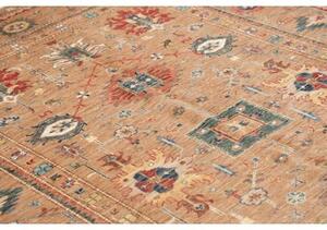 Tappeto Kazak Fine Stilizzato Ocra Blu 171x236 Cm
