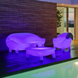 Newgarden Aruba sedia LED, solare + accumulatore