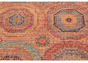 Tappeto Kairo Stilizzato Marrone Rossiccio Ocra 82x125 Cm