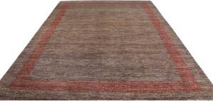 Tappeto Cromopura Geometrico Marrone Tortora Rosso 256x317 Cm