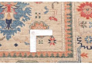 Tappeto Kazak Fine Stilizzato Beige Blu 79x123 Cm