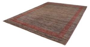 Tappeto Cromopura Geometrico Marrone Tortora Rosso 256x317 Cm