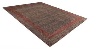 Tappeto Cromopura Geometrico Marrone Tortora Rosso 256x317 Cm
