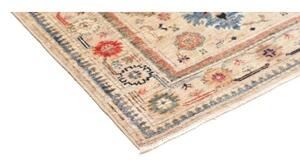 Tappeto Kazak Fine Stilizzato Beige Blu 79x123 Cm