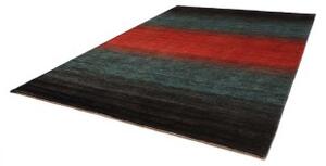 Tappeto Cromopura Geometrico Blu Petrolio Rosso 249x337 Cm