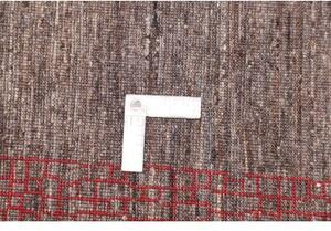 Tappeto Cromopura Geometrico Marrone Tortora Rosso 256x317 Cm