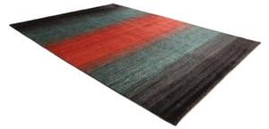 Tappeto Cromopura Geometrico Blu Petrolio Rosso 249x337 Cm
