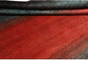 Tappeto Cromopura Geometrico Blu Petrolio Rosso 249x337 Cm