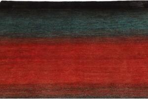 Tappeto Cromopura Geometrico Blu Petrolio Rosso 249x337 Cm