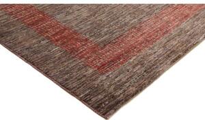 Tappeto Cromopura Geometrico Marrone Tortora Rosso 256x317 Cm