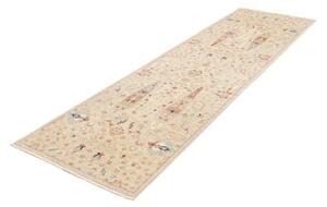 Tappeto Floralia Floreale Beige Blu Corsia 83x291 Cm