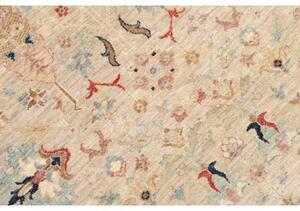 Tappeto Floralia Floreale Beige Blu Corsia 83x291 Cm