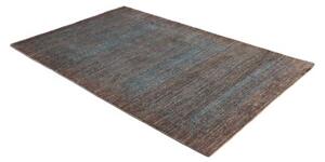 Tappeto Cromopura Geometrico Marrone Azzurro 134x207 Cm