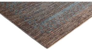 Tappeto Cromopura Geometrico Marrone Azzurro 134x207 Cm
