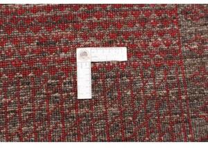 Tappeto Cromopura Geometrico Rosso Scuro Marrone Corsia 81x254 Cm