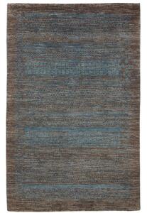 Tappeto Cromopura Geometrico Marrone Azzurro 134x207 Cm