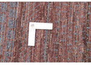 Tappeto Cromopura Geometrico Marrone Azzurro 134x207 Cm