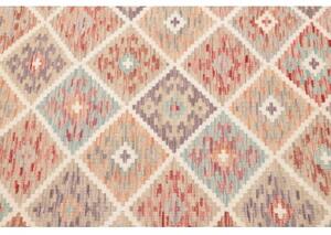 Tappeto Kilim Geometrico Terracotta Beige 122x172 Cm
