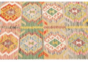 Tappeto Kilim Geometrico Beige Multicolore 121x182 Cm