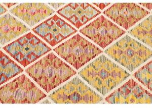 Tappeto Kilim Geometrico Multicolore 124x184 Cm