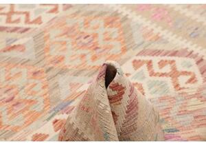 Tappeto Kilim Geometrico Beige Avorio 121x186 Cm