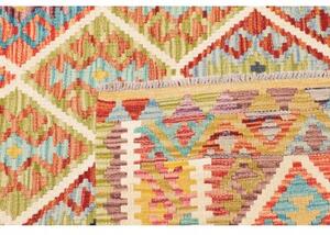 Tappeto Kilim Geometrico Multicolore 125x179 Cm
