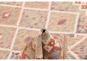 Tappeto Kilim Geometrico Rosso Mattone Beige 123x173 Cm