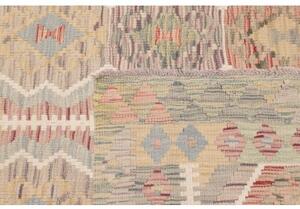 Tappeto Kilim Geometrico Beige Multicolore 123x190 Cm