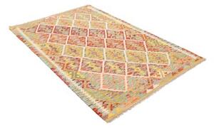 Tappeto Kilim Geometrico Multicolore 124x184 Cm