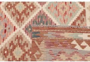 Tappeto Kilim Geometrico Ruggine Beige 125x174 Cm