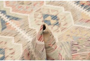 Tappeto Kilim Geometrico Beige Multicolore 123x190 Cm