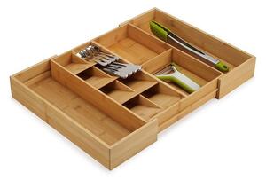 Portaposate regolabile di colore naturale in bambù 32 x 40 cm DrawerStore Bamboo – Joseph Joseph