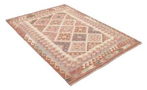 Tappeto Kilim Geometrico Ruggine Beige 125x174 Cm