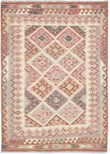 Tappeto Kilim Geometrico Ruggine Beige 125x174 Cm