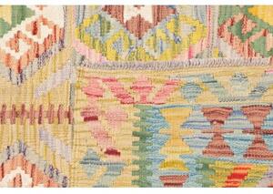 Tappeto Kilim Geometrico Beige Multicolore 121x182 Cm