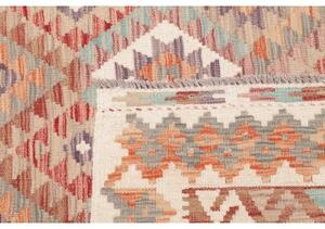 Tappeto Kilim Geometrico Ruggine Beige 119x184 Cm