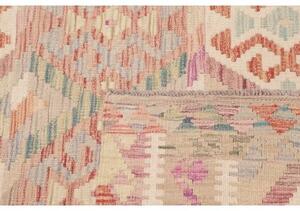 Tappeto Kilim Geometrico Beige Avorio 121x186 Cm