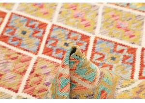 Tappeto Kilim Geometrico Multicolore 124x184 Cm