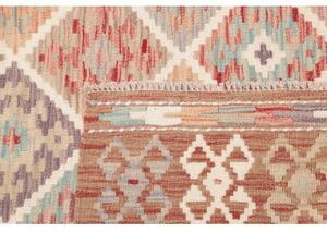 Tappeto Kilim Geometrico Terracotta Beige 122x172 Cm