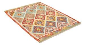 Tappeto Kilim Geometrico Multicolore 102x139 Cm
