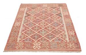 Tappeto Kilim Stilizzato Terracotta Beige 105x146 Cm