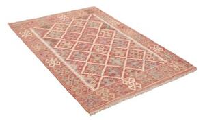 Tappeto Kilim Stilizzato Terracotta Beige 105x146 Cm
