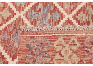 Tappeto Kilim Stilizzato Terracotta Beige 105x146 Cm