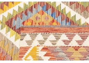 Tappeto Kilim Geometrico Rosso Mattone Avorio 99x155 Cm