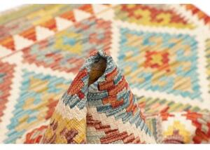 Tappeto Kilim Geometrico Multicolore 102x139 Cm